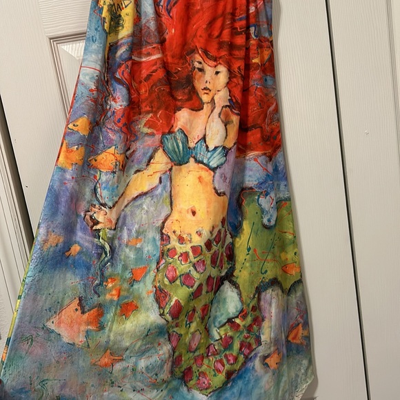 NWOT Leoma Lovegrove Mermaid Dress Beach Cover Up - Picture 7 of 8